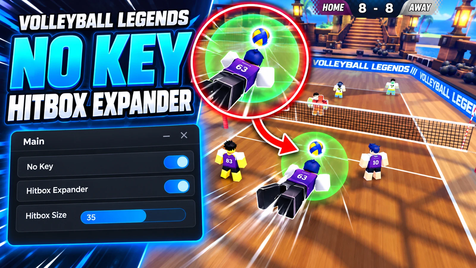 Hitbox Expander, No Key & Open Source